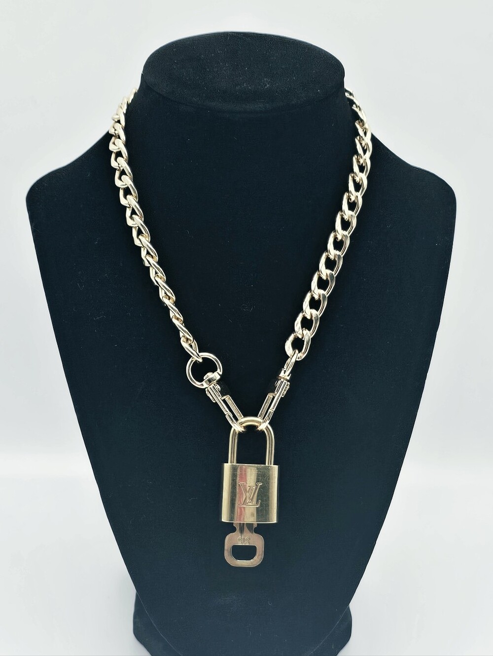 Louis Vuitton Brass Padlock and Key